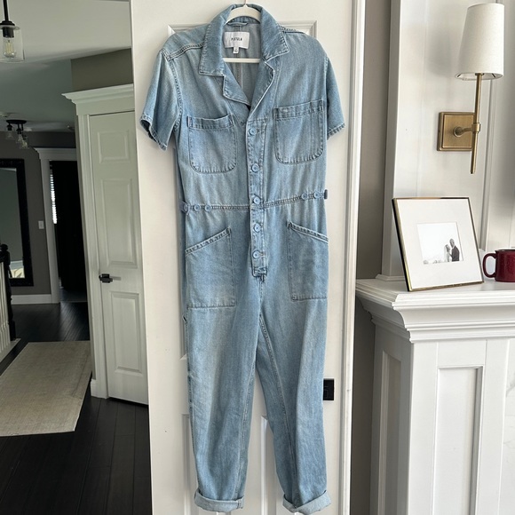 Pistola Light Blue Denim Jumpsuit - Picture 1 of 1
